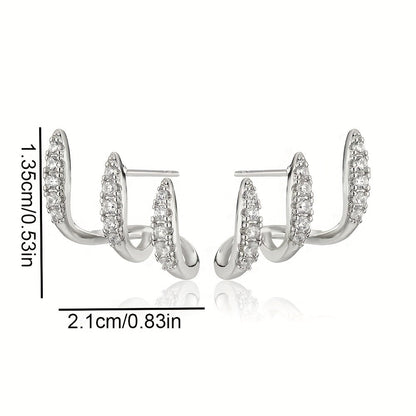 Elegant Double Earrings
