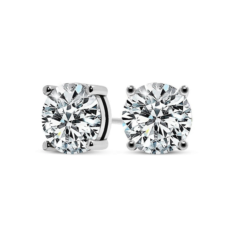 Chic White Gold Earrings Tera