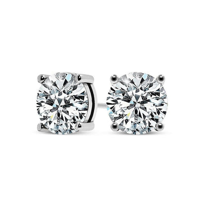 Chic White Gold Earrings Tera