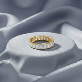 Cubic Ring Gold