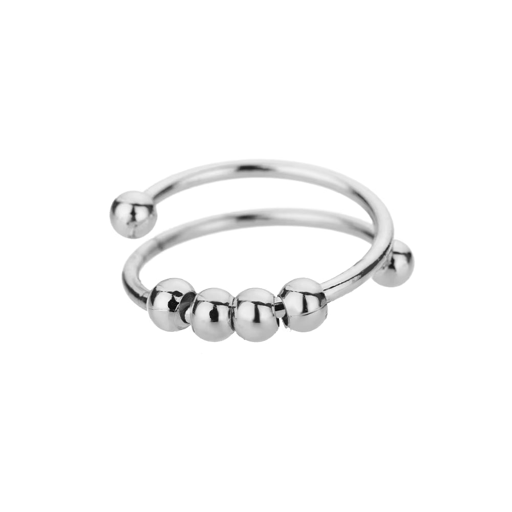 Anxiety Relief Stainless Steel Spinner Ring
