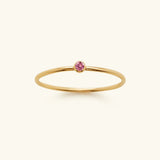 Amelia Birthstone Stacker Ring