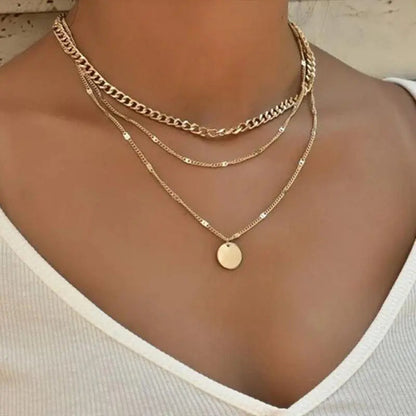 Elegant Gold and Silver Collar