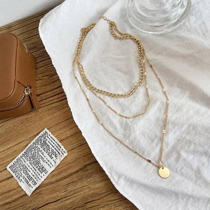 Elegant Gold and Silver Collar