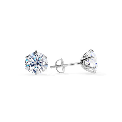 Chic White Gold Earrings Tera