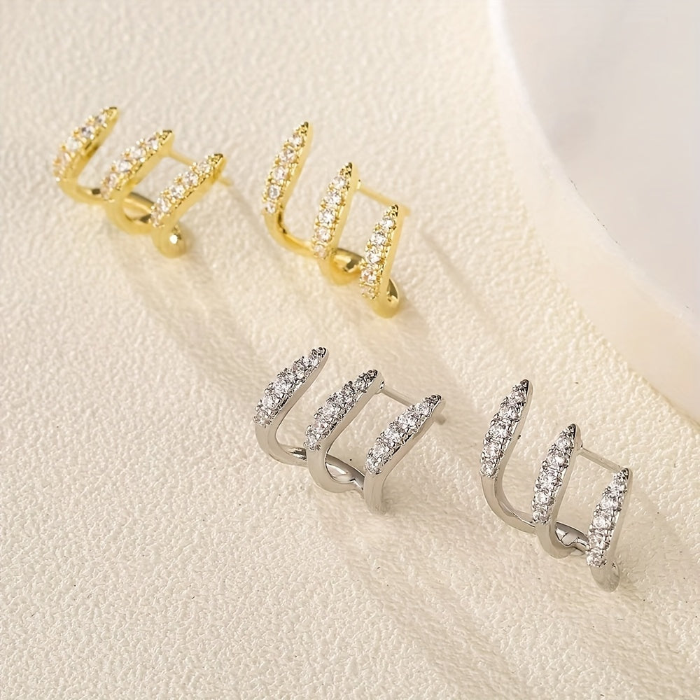 Elegant Double Earrings