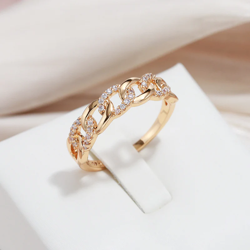 Golden Ring “Maille Chic”