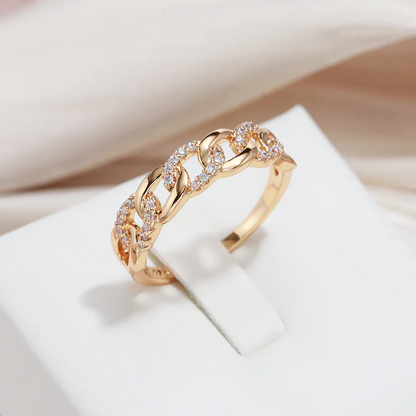 Golden Ring “Maille Chic”