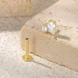 Kate Flat Back Diamond Stud