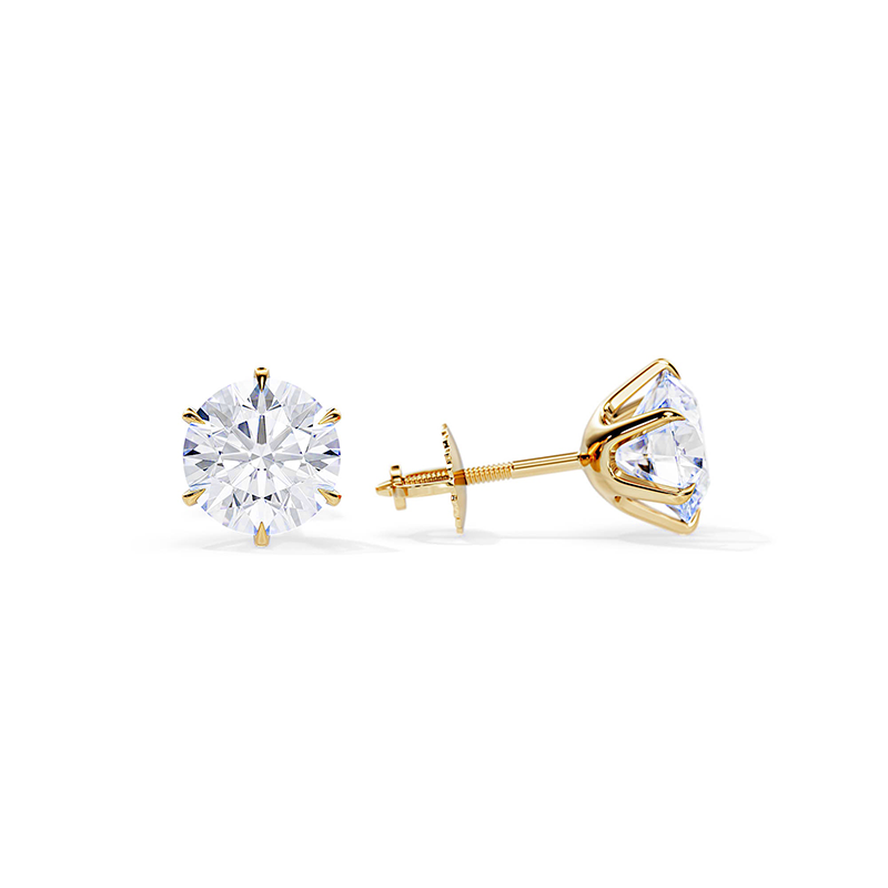 Chic White Gold Earrings Tera